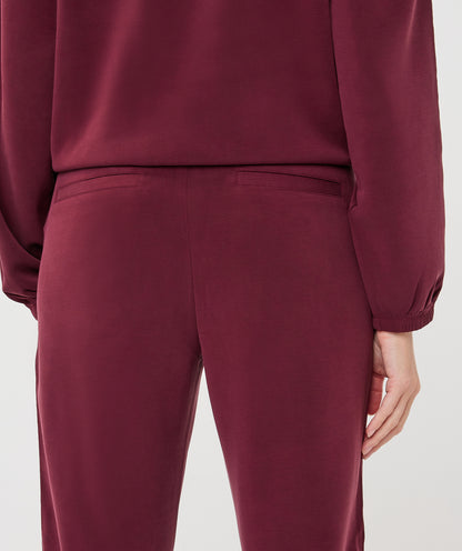 Esqualo Burgundy Casual Trousers