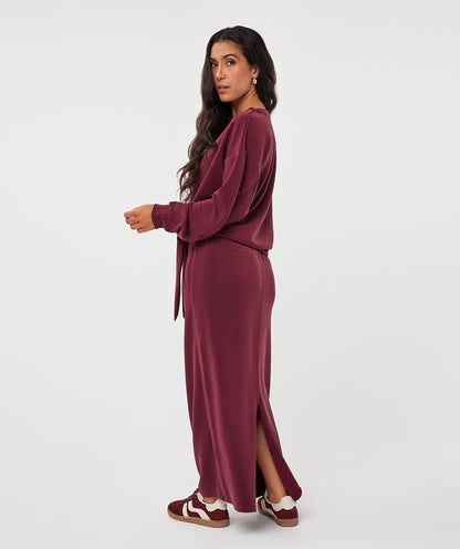 Esqualo Burgundy Skirt