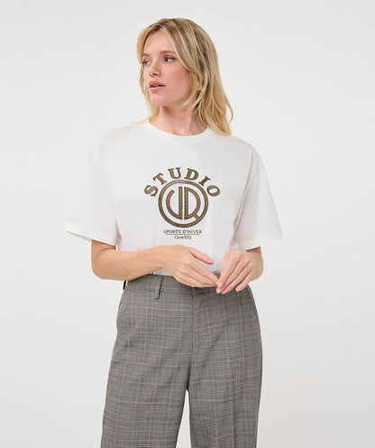 Esqualo Studio Esq Off White T-shirt