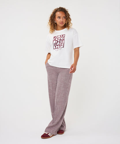 Esqualo Forms Off White T-shirt