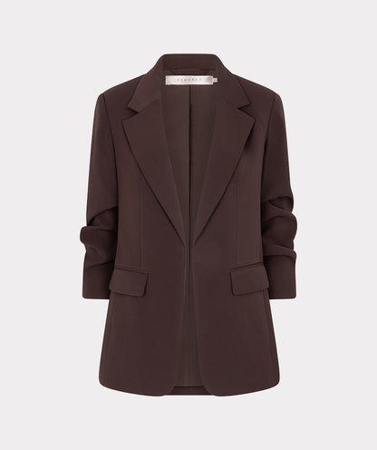 Esqualo Cacao 3/4 Sleeve Blazer