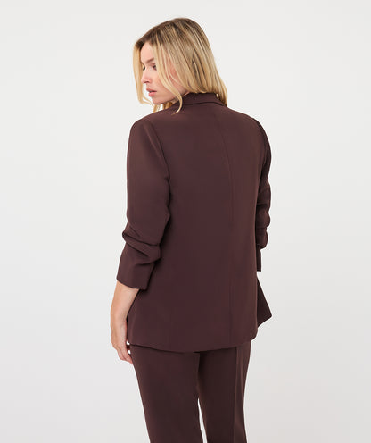 Esqualo Cacao 3/4 Sleeve Blazer