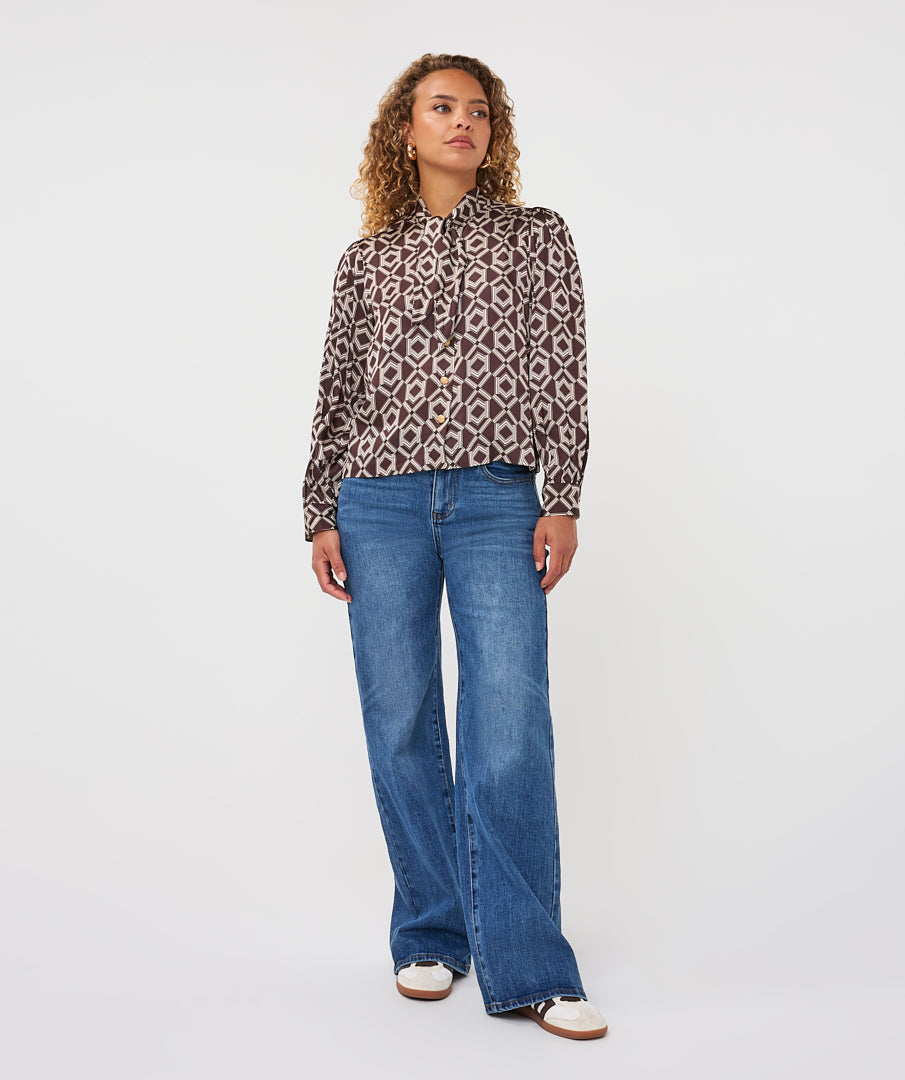 Esqualo Cacao Blouse