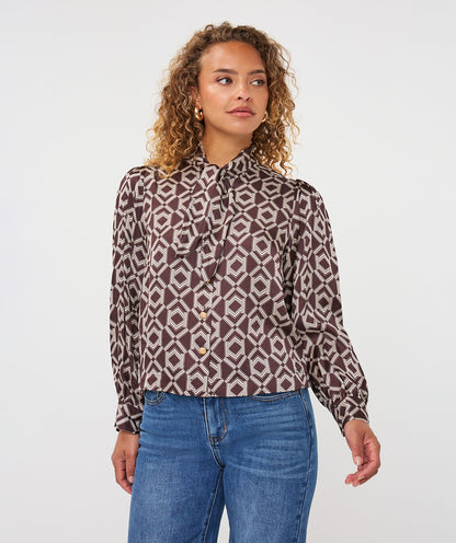 Esqualo Cacao Blouse