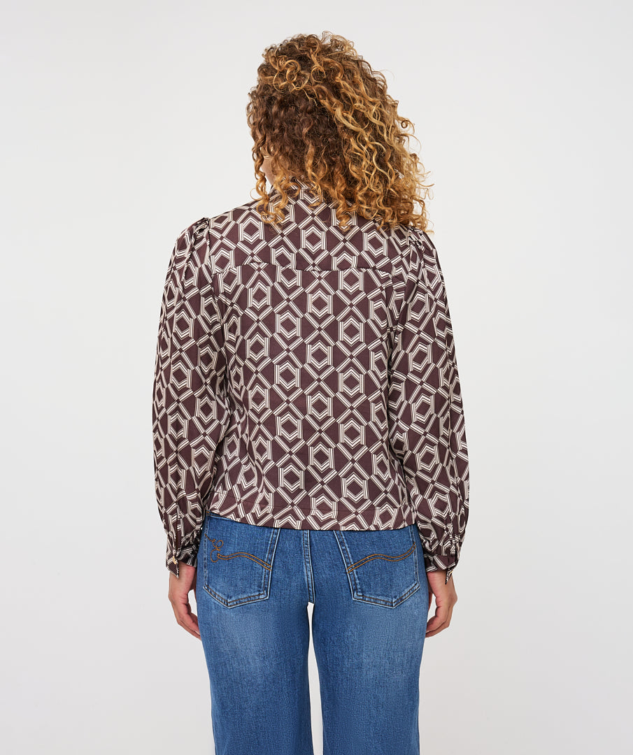 Esqualo Cacao Blouse