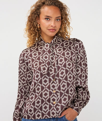 Esqualo Cacao Blouse