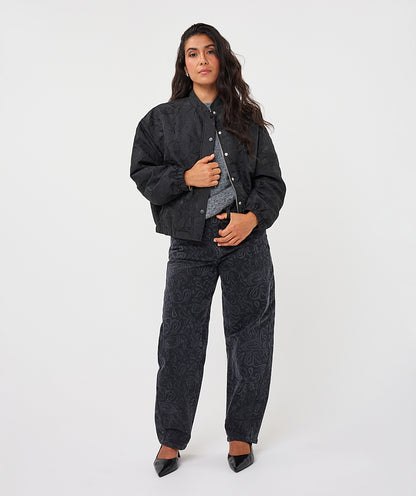 Esqualo Black Textured Jacket