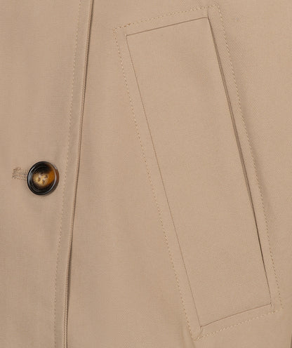 Esqualo Sand Trench Style Jacket