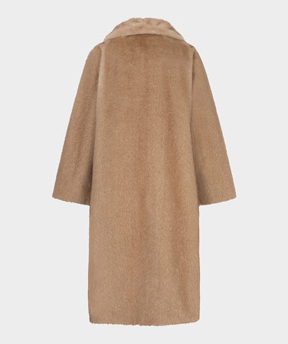 Esqualo Sand Faux Fur Coat