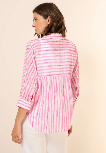 Cecil Cherry Blossom Striped Blouse