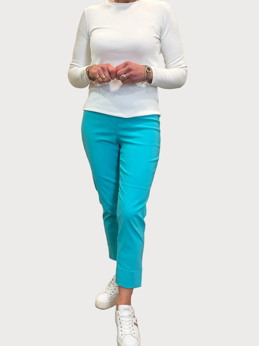 Robell Bella Aqua Marine 7/8 Trousers