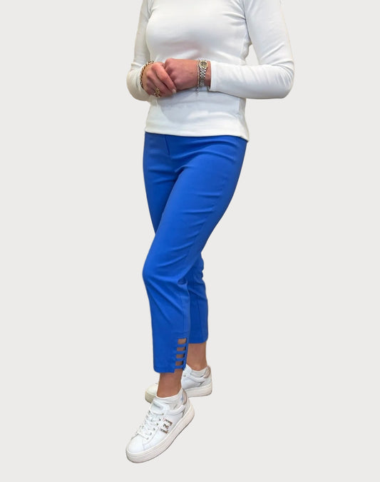 Robell Lena Marine Blue Trousers