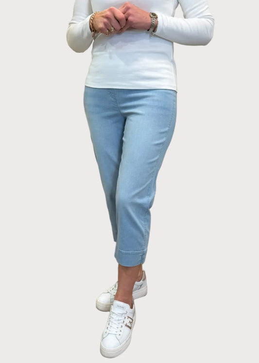 Robell Marie 07 Blue Cropped Jeans