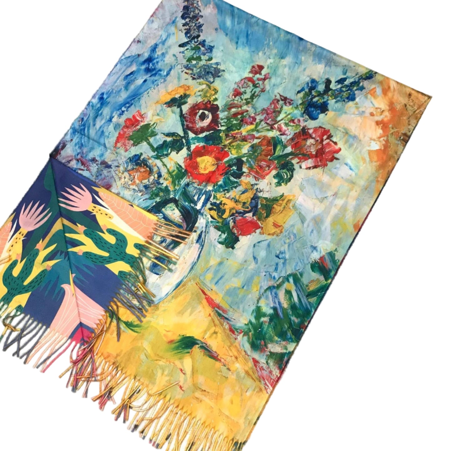 Reversible Art Print Scarf