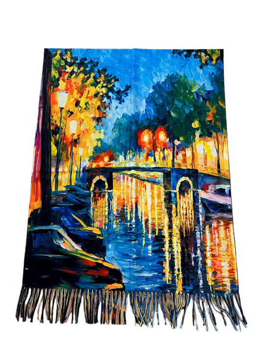 Double-sided scarf