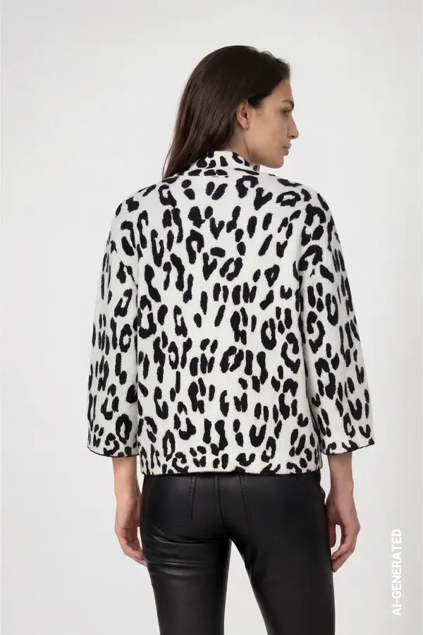 Monari Leopard Print Jacket