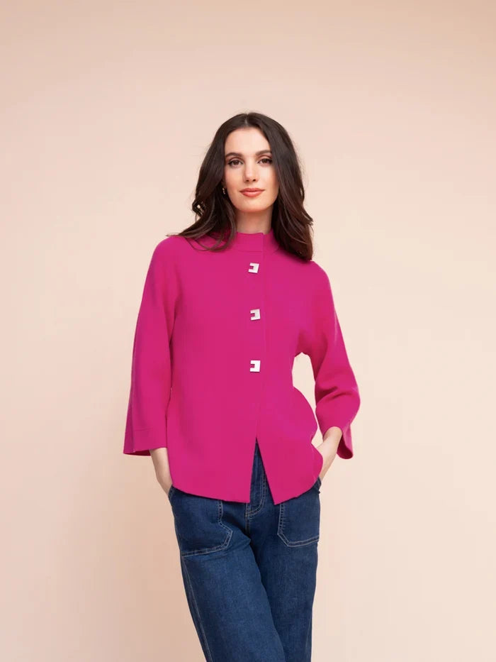 Alison Sherri Magenta Top