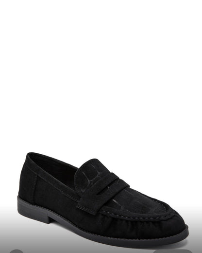 Black Suede Loafers