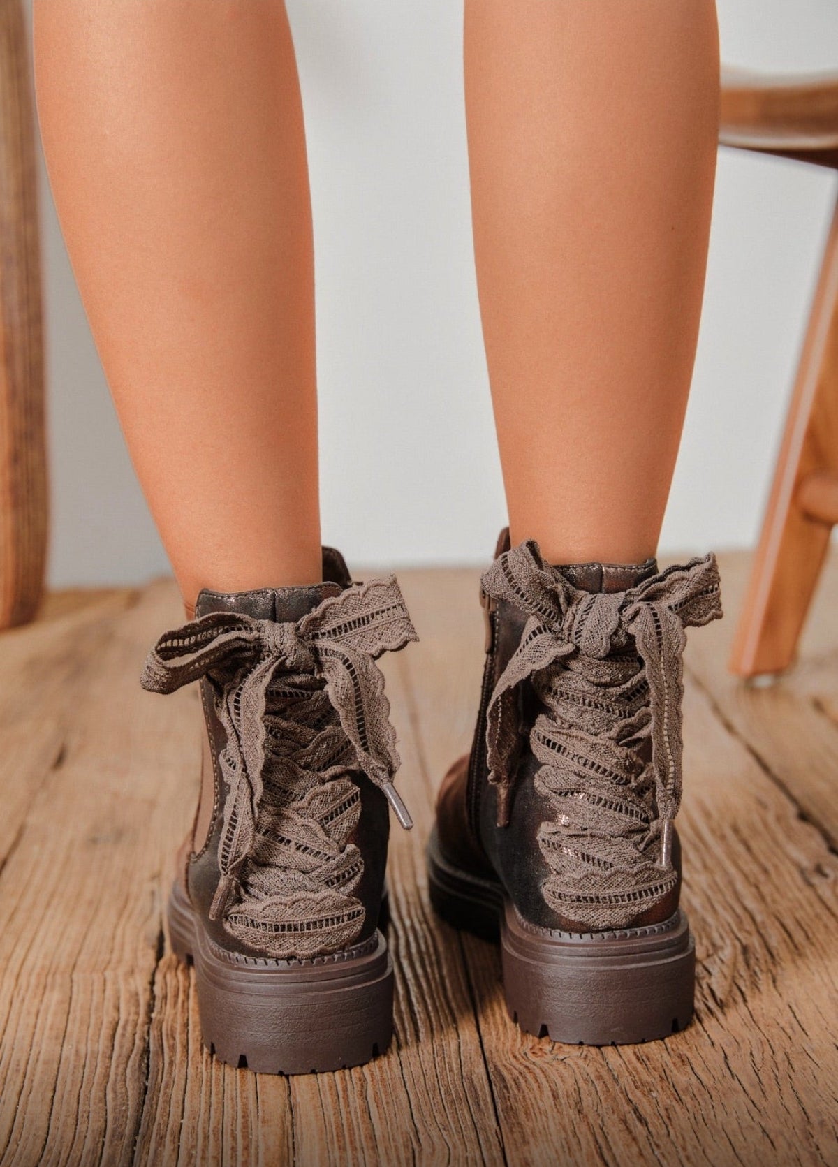 Brown Suede Chelsea Style Boots