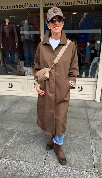 Chocolate Brown Trench Coat