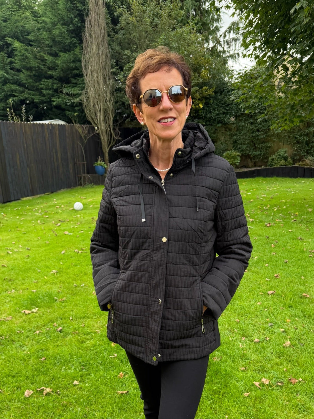 Black Padded Longer Length Jacket