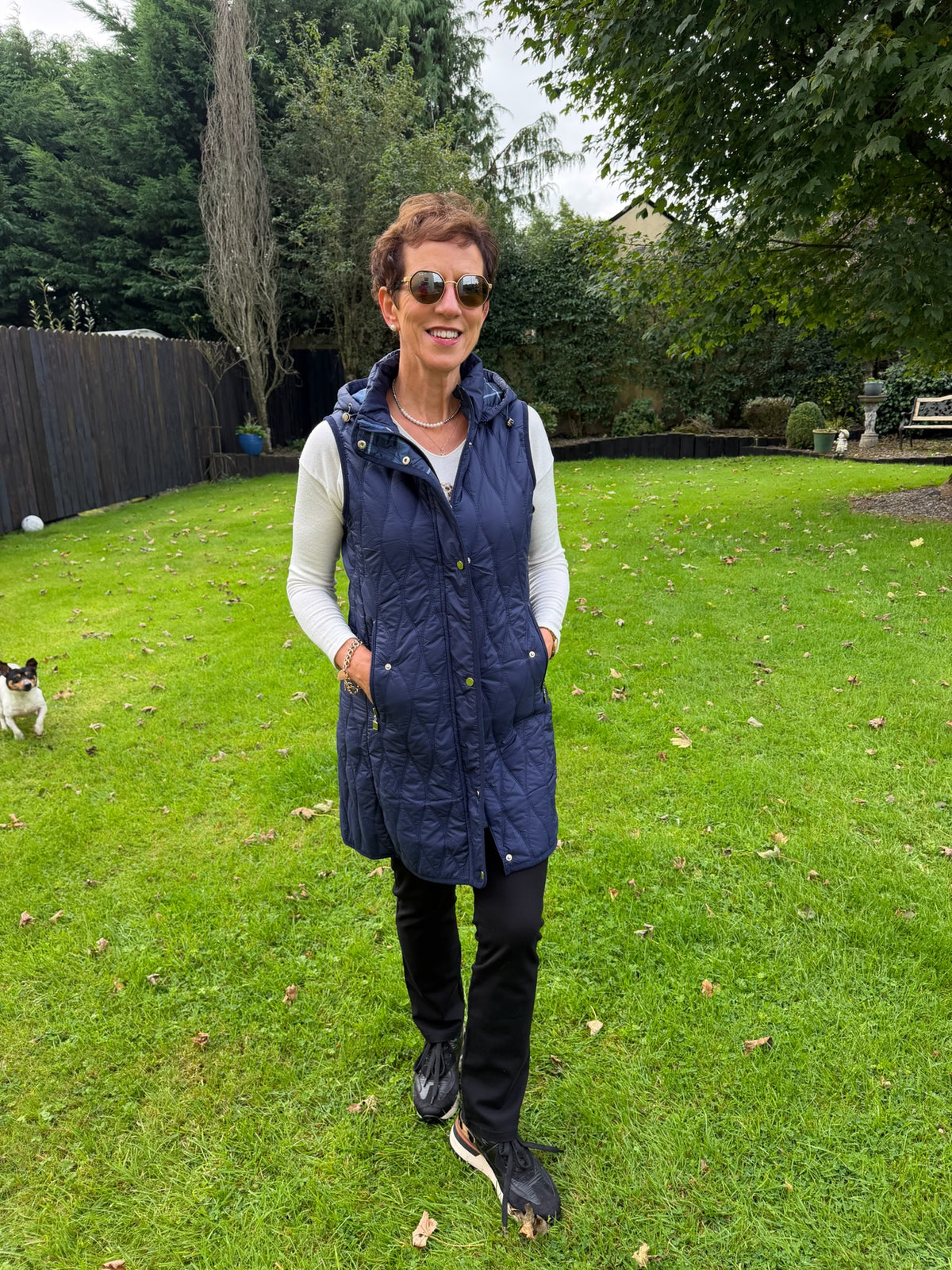 Navy Padded Gilet