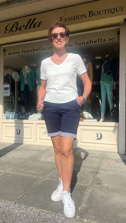 Navy Casual Shorts