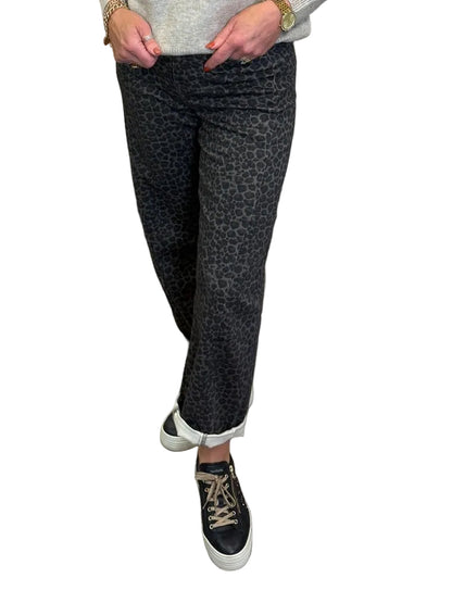 Animal Print Jeans