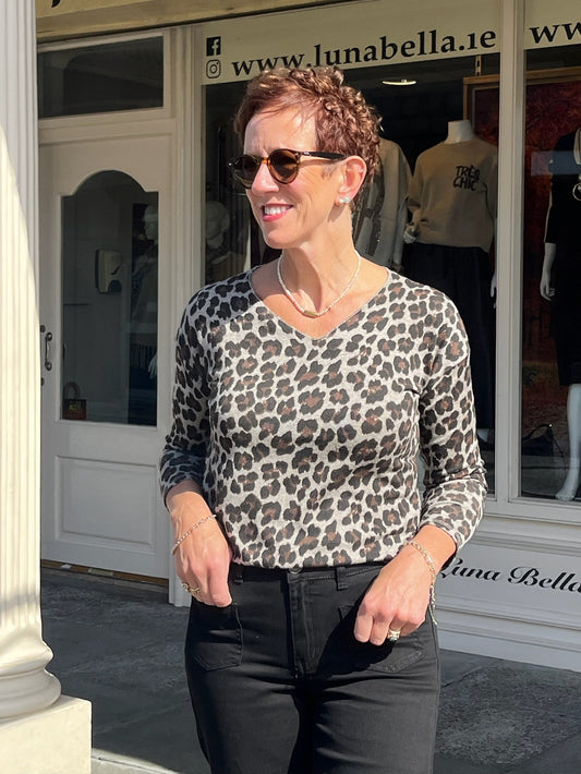 Leopard Print Top