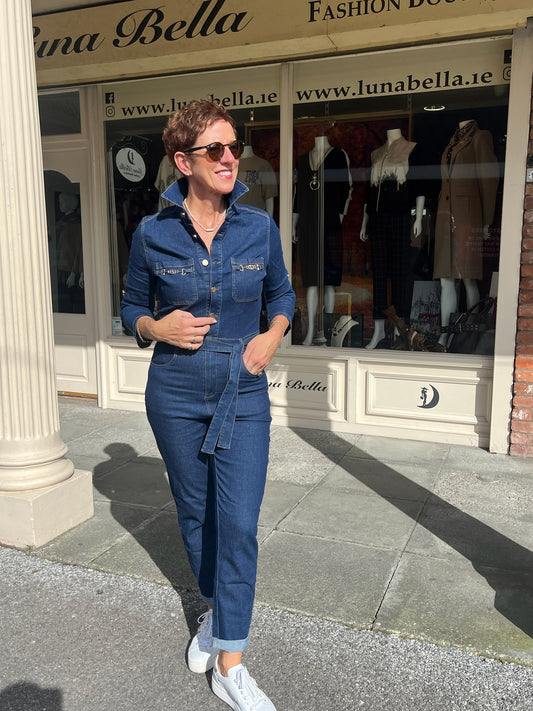 Blue Denim Jumpsuit