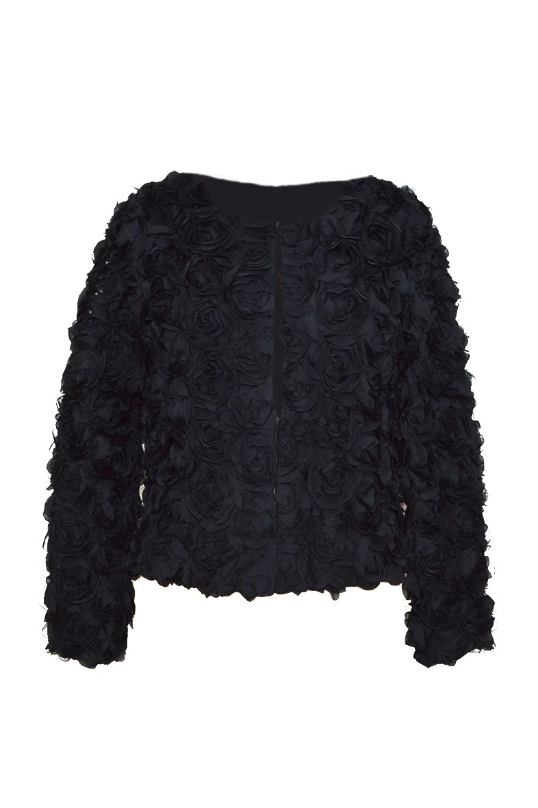 Black Floral Jacket