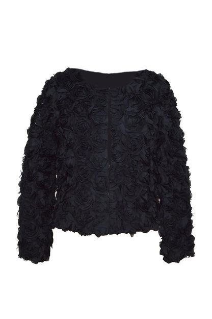 Black Floral Jacket