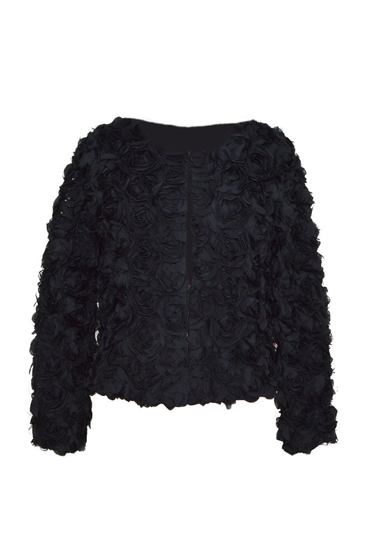 Black Floral Jacket