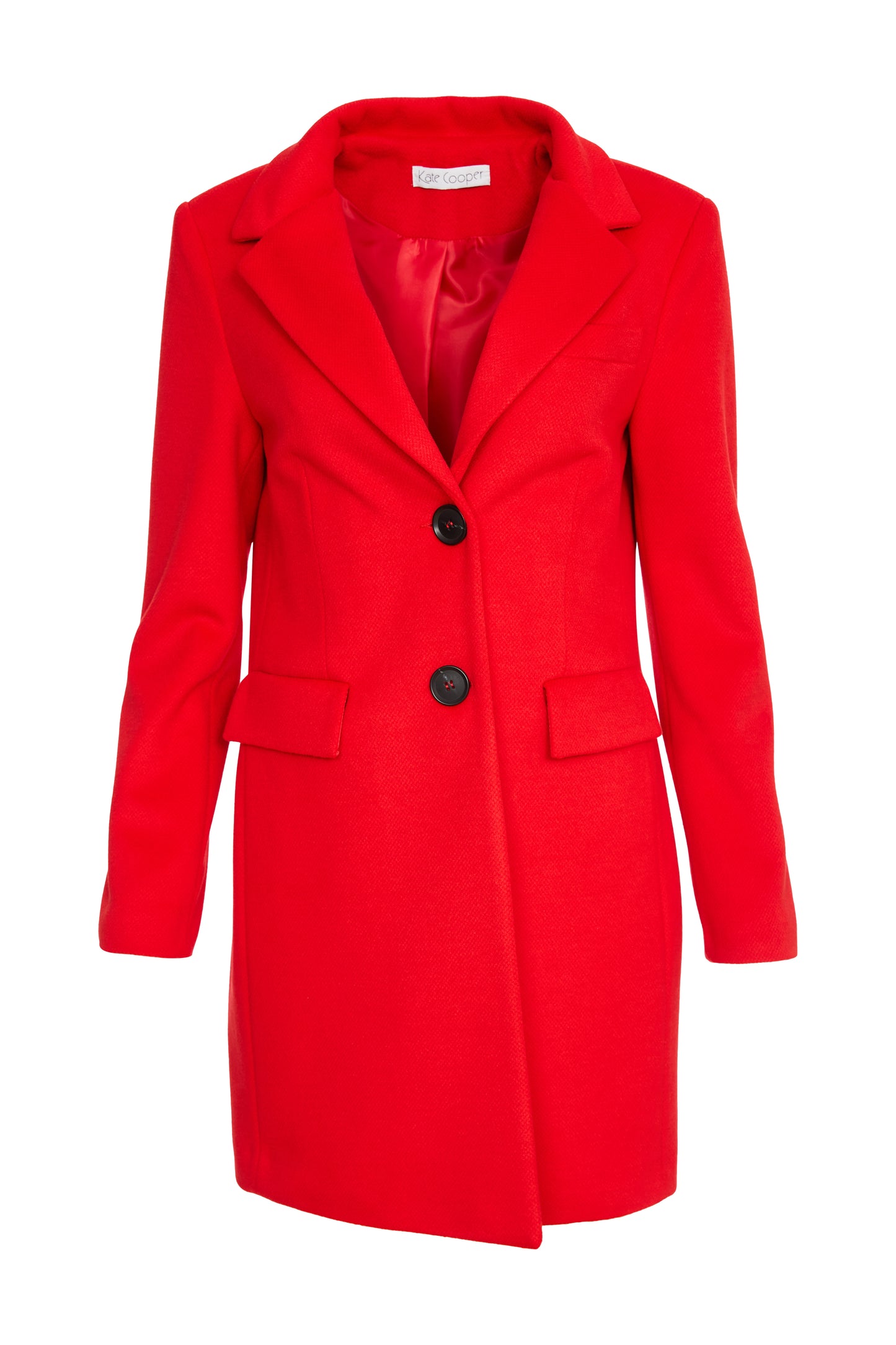 Red Single Breast Coat