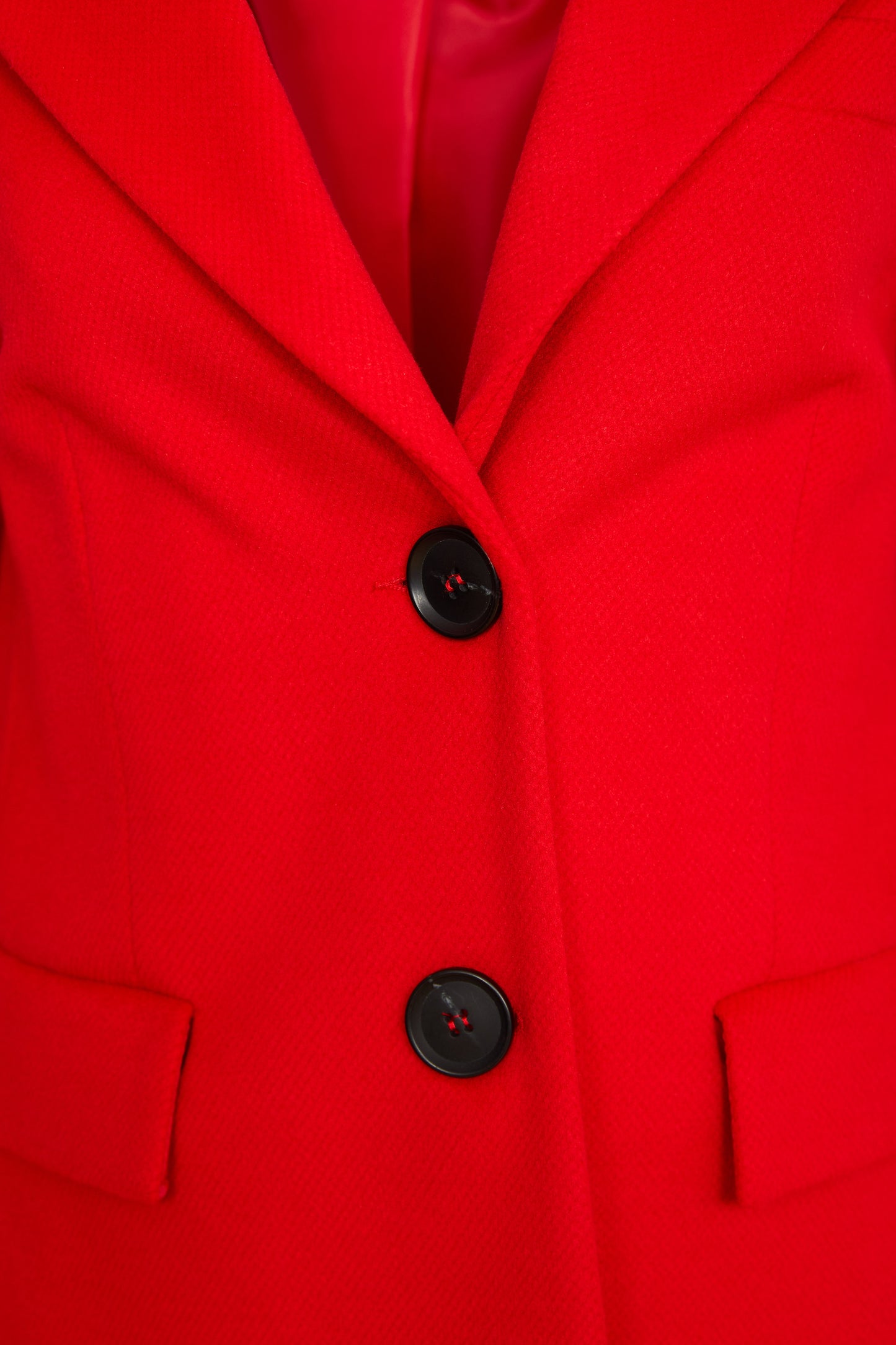 Red Single Breast Coat