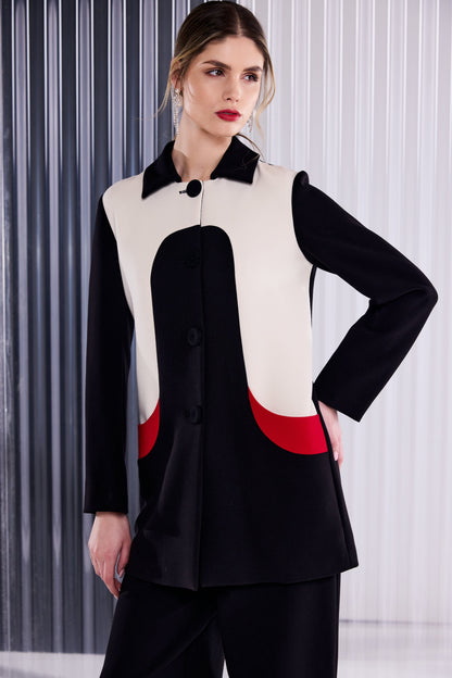 Kate Cooper Curved Panel Coat