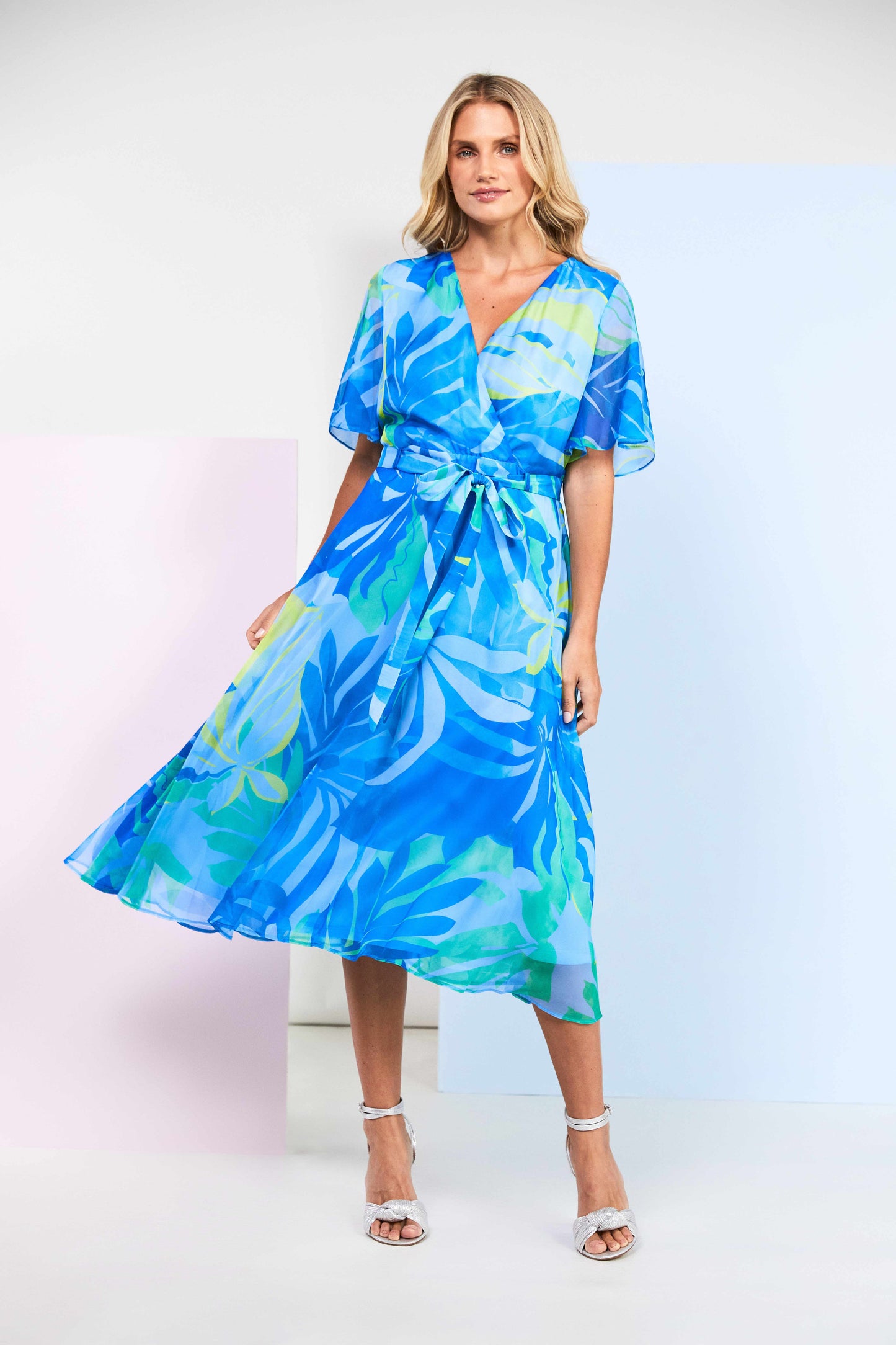 Kate Cooper Flared Print Dress