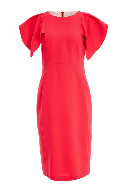 Kate Cooper Dress With Box Pleated Frill Effect Sleeve – Luna Bella Boutique