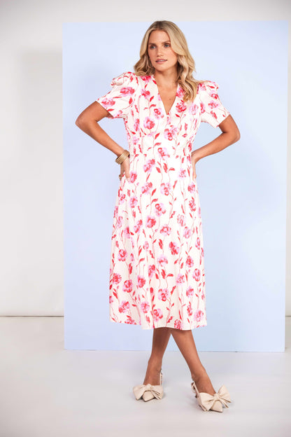 Kate Cooper Flower Print Dress