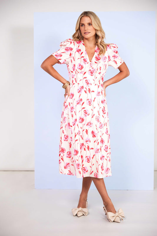 Kate Cooper Flower Print Dress