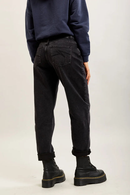 Black Denim Mom Jeans