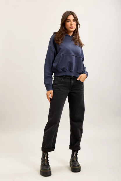 Black Denim Mom Jeans