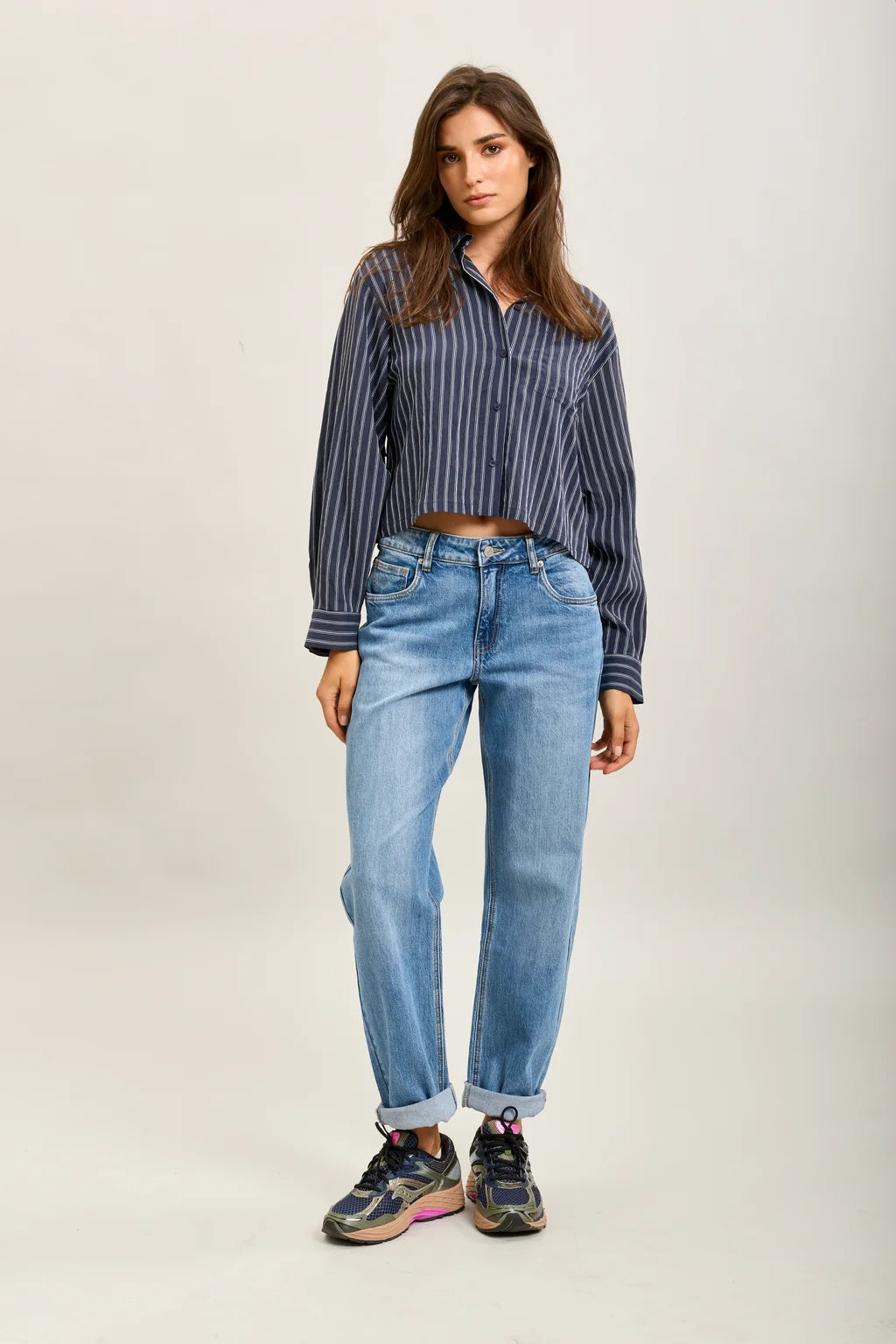 Blue Denim Mom Jeans