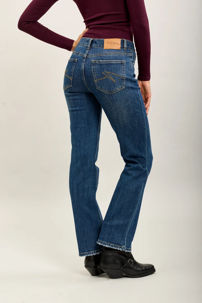 Dark Denim Straight Jeans