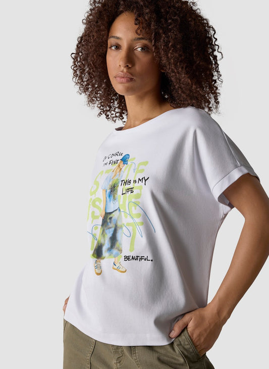 LeComte White Graphic T-shirt