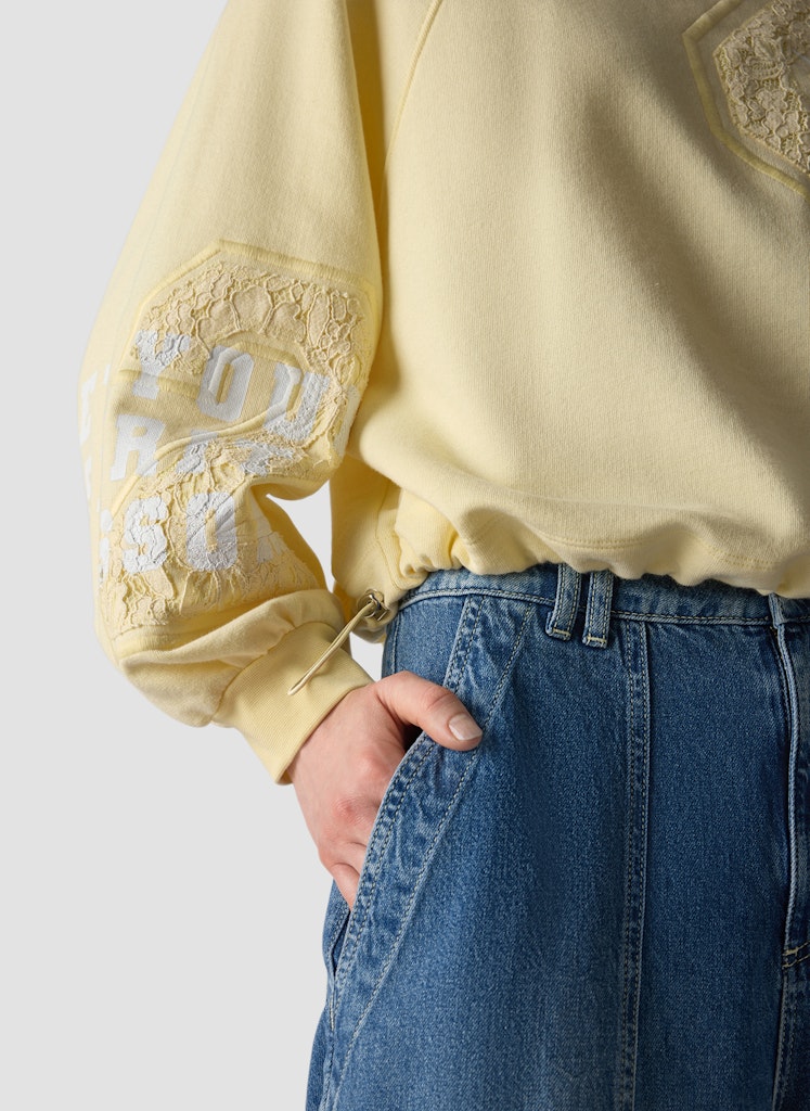 LeComte Lemon Embroidered Sweater