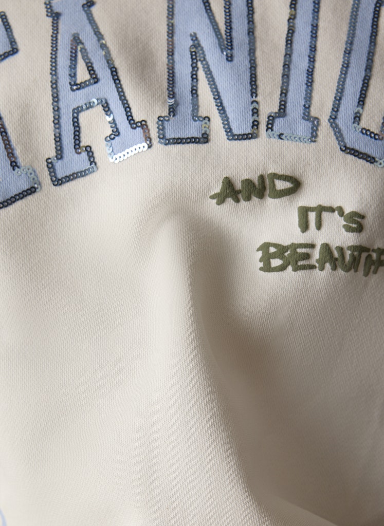 LeComte Ivory Botanical Sweatshirt