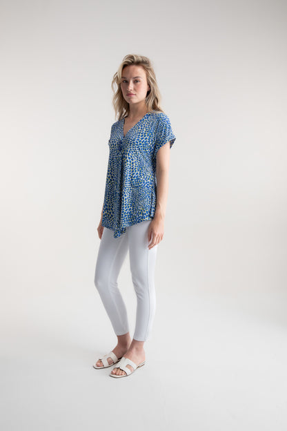 Marble Cobalt Blue Tunic