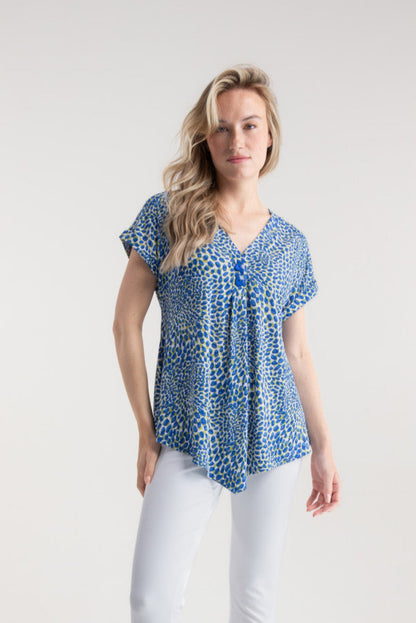 Marble Cobalt Blue Tunic