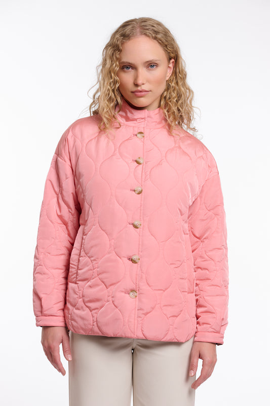Cotton Candy Light Quilted Reversible Jacket